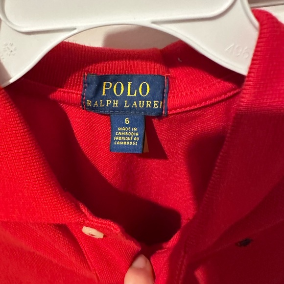 Polo by Ralph Lauren Kids Bright Red Polo Shirt - Picture 2 of 2